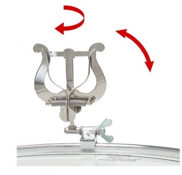 Preview: Lefima 140 Add-on Marschnotenhalter Bassdrum